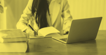 A woman who just found out what is a ghostwriter.