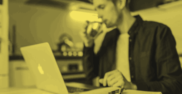 A branding freelancer working for a small business.