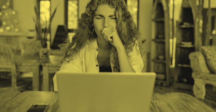 A technical SEO expert focusing on her task.